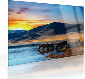 Tablou pe sticlă - Alimentarea cu energie electrică (70x50 cm)