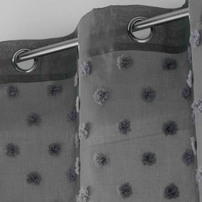 Perdea gri antracit 140x240 cm Melusine – douceur d'intérieur