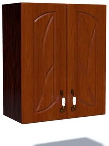 Corp superior 60. cu 2 usi Zebra MDF frunza cedru