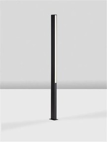 Stalp negru de exterior LED IP65 Stor H-150cm