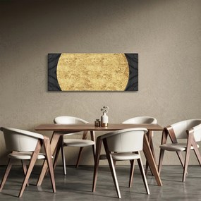 Tablou - Structura de aur N⁰2 (120x50 cm)