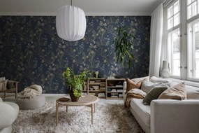 Fototapet, Storm Flowers, Ocean Blue, Rebel Walls