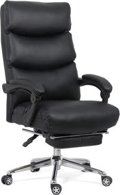 Scaun directorial cu suport picioare retractabil OFF 422 negru