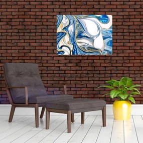 Tablou - Valuri de marmură (70x50 cm)