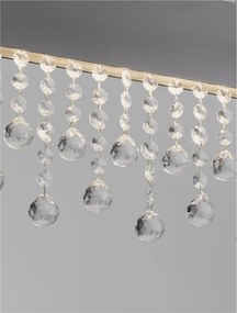 Lustra LED suspendata stil elegant CRISTA titan