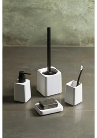 Sapho - Set de baie 4 piese alb/negru