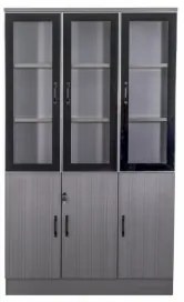 Dulap birou 1.2m, culoare gri, PAL, YF006-40-3