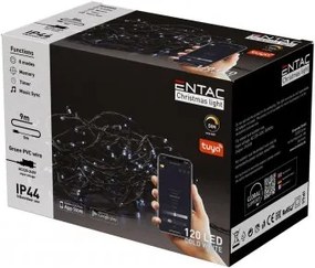 Instalatie exterior 120 LED alb rece 9m Tuya APP IP44 Entac