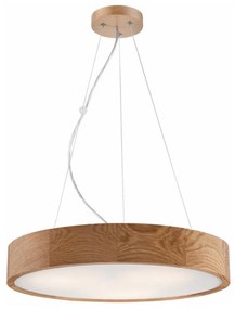 Candelabru pe cablu OAK 3xE27/60W/230V stejar Ø 47,5 cm