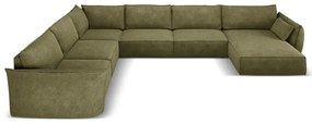 Colțar verde (pe partea stângă) Vanda – Mazzini Sofas