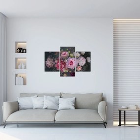 Tablou - Flori de grădină (90x60 cm)