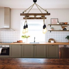 Lustră pe cablu MERDIVEN 4xE27/40W/230V