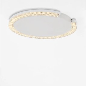 Plafoniera circulara aluminiu alb GREAMY D-46cm