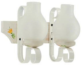 Brilagi - Aplica de perete QUEEN 2xE14/40W/230V fag/crem