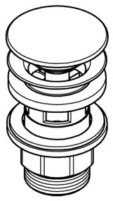 GROHE 40824000 - Set de scurgere, crom lucios