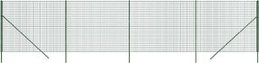 vidaXL Gard plasă de sârmă, verde, 2,2x10 m, oțel galvanizat