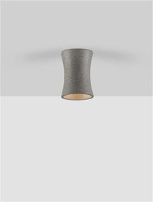 Spot aplicat design decorativ ciment, PELIA piatra neagra
