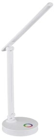 Globo 58445W - Lampă de birou LED RGBW dimabilă GERALDO LED/5W/230V + LED/2W