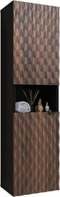 Dulap lemn masiv baie Enzaro, 133 × 33 × 35 cm