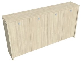 Dulap mediu pentru haine Verno 248 x 46 x 130 cm, salcâm