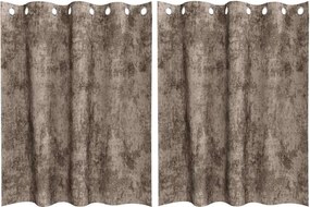 vidaXL Cortine din catifea 2 pcs Cappuccino 140 x 140 cm Catifea