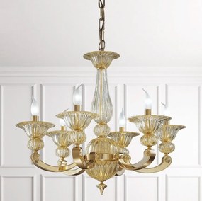 Candelabru 6 brate LUX realizat manual Amy