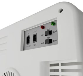 Mini frigider 2in1 15 litri cu functie de racire si incalzire, alb