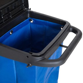 Carucior pentru Curatenie HOMCOM Capacitate 18L si Roti | Aosom Romania
