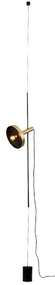 Lampa de podea tip pendul design modern WHIZZ auriu/negru
