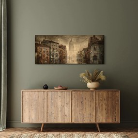 Tablou - Pictura orașului (120x50 cm)