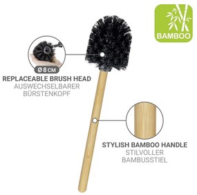 Suport pentru hârtie igienică alb/în culoare naturală din oțel Rivalta – Wenko