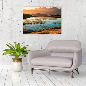 Tablou pe sticlă - Lac Guichard (70x50 cm)