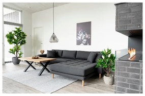 Masă de cafea cu blat din lemn masiv de stejar House Nordic Toulon, 120 x 70 cm