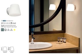 Aplica de perete baie cu protectie IP44 BIANCA Chrome 63510