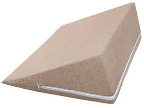 Bellatex Pernă pentru cap în formă de pană, cafea,80 x 50 x 20 cm