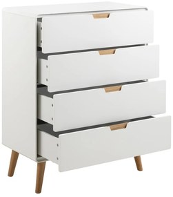 Comodă albă 80x100x40 cm Lowell – Actona