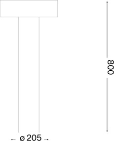 Ideal Lux - Lampă de exterior 4xG9/15W/230V 80 cm IP44 maro