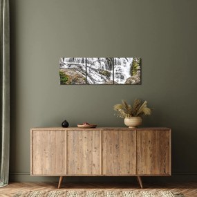 Tablou - Cascade (cu ceas) (90x30 cm)