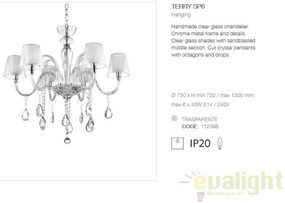 Candelabru stil clasic cu 6 brate TERRY SP6 112398