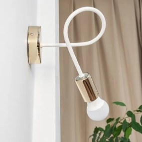 Aplica de perete OXFORD 1xE27/15W/230V auriu/alb