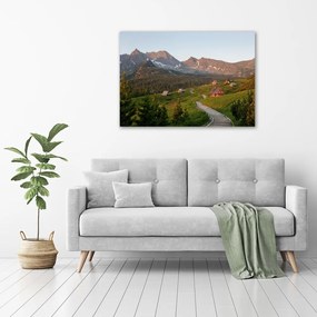 Tablouri tipărite pe pânză Glade în munții tatra