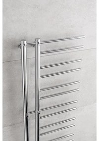 P.M.H. T2C - Radiator de baie tip scară THEIA, 352 W, 154 cm, cu racordare pe partea dreaptă, crom lucios