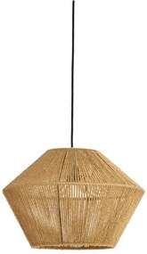 Lustră verde-deschis cu abajur din iută ø 40 cm Fugia – Light & Living