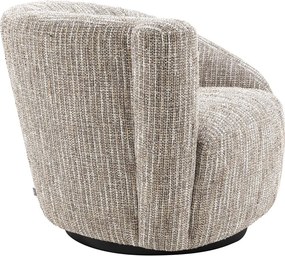 Fotoliu pivotant design elegant LUX Colin left, bej mademoiselle 115432 HZ