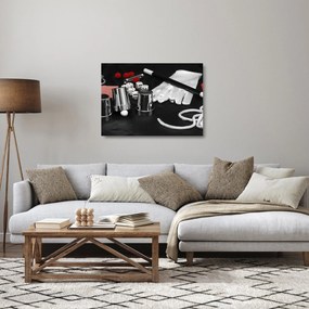 Tablou pe sticlă cu uneltele de magie (70x50 cm)