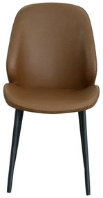 Scaune de dining maro 2 buc. Monte Carlo – House Nordic