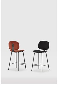 Scaune de bar burgundy 2 buc. (înălțime șezut 64 cm) Arus – Marckeric