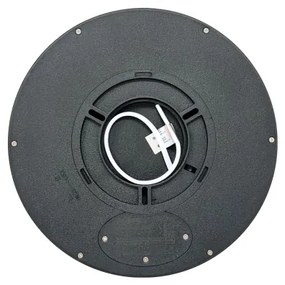Plafonieră LED/18W/230V 3000/4000/6500K Ø 23 cm negru
