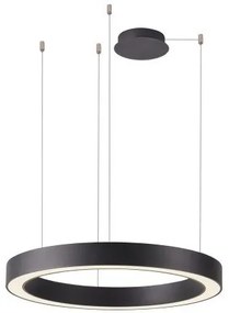 Lustra LED cu telecomanda design circular MARCO 80 CCT BK