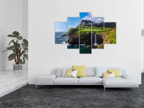 Tablou - Cascada Múlafossur (150x105 cm)